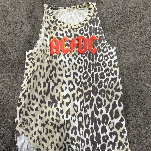 Chaser AC/DC Leopard Muscle Tank XS - Picture 1 of 3